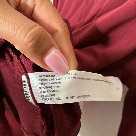 Eileen Fisher Silk Long Sleeve Tunic - Picture 6 of 6